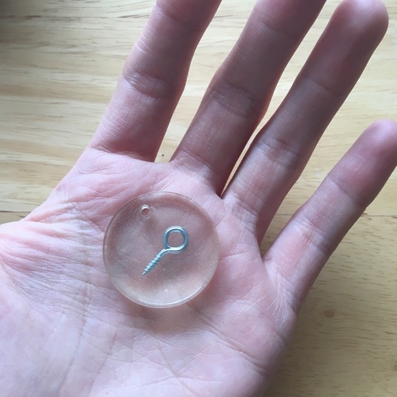 Handmade Screw Eye Resin Charm - Picture 8 of 8